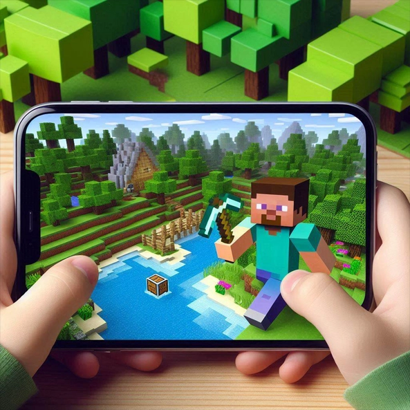 طريقة تحميل لعبة ماين كرافت للايفون